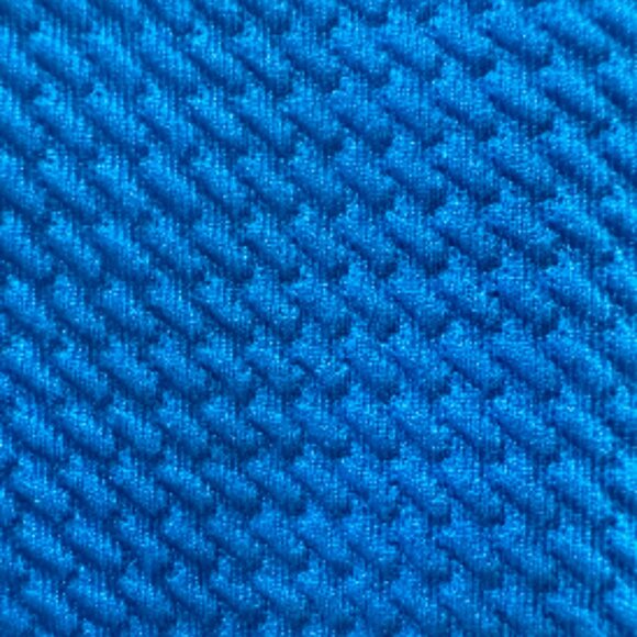 Vince Camuto | Blue & White Sleeveless Shift V Neck Detail Dress - Size 12 - Picture 4 of 5